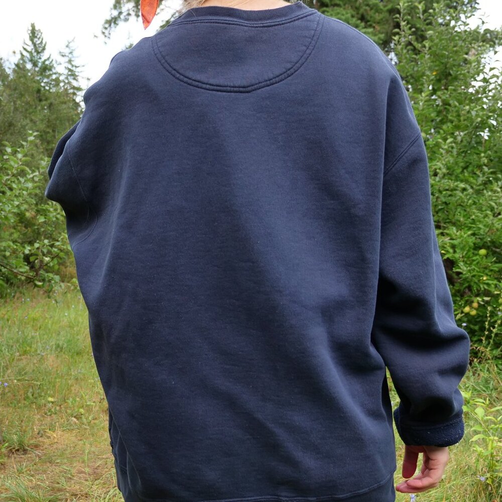 Vintage Calvin Klein Crewneck Sweatshirt 90s Streetwear Thrift Crew Pullover - Picture 4 of 10